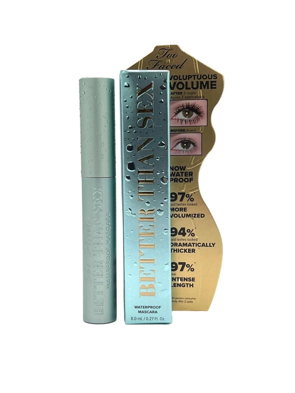 Too Faced Better Than Sex Waterproof Voluptuous Mascara